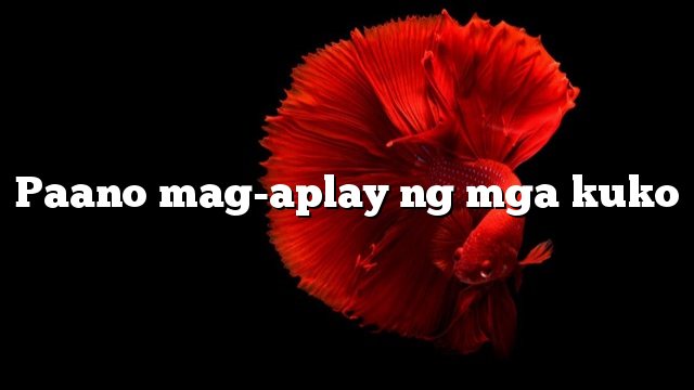 Paano mag-aplay ng mga kuko