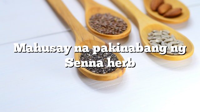 Mahusay na pakinabang ng Senna herb