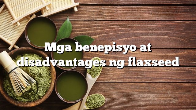 Mga benepisyo at disadvantages ng flaxseed