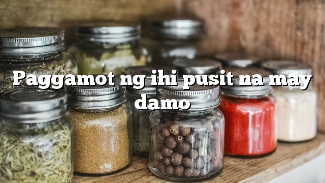 Paggamot ng ihi pusit na may damo