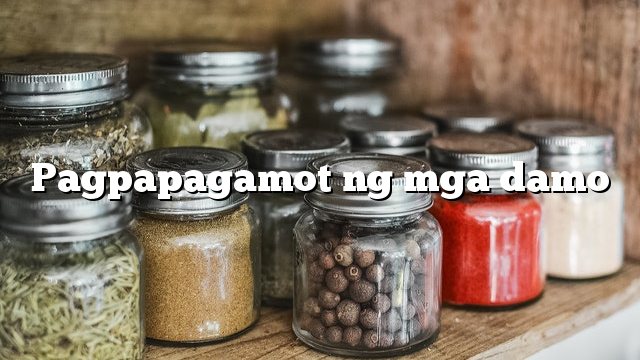 Pagpapagamot ng mga damo