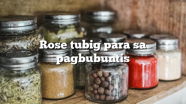 Rose tubig para sa pagbubuntis